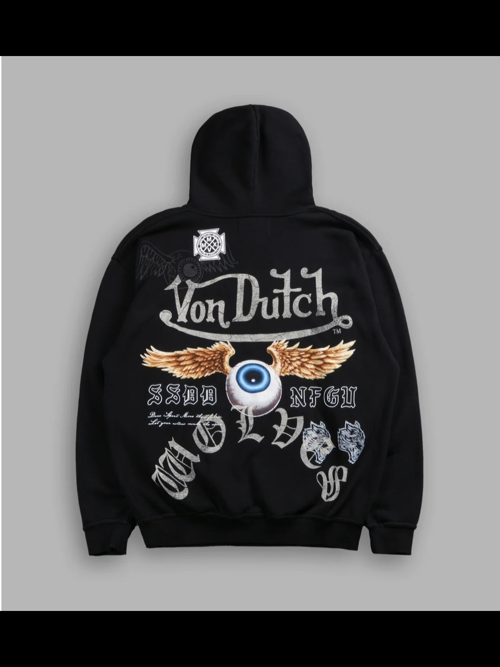 DARC SPORT X VON DUTCH PREMIUM OVERSIZED HOODIE  XL Sold Out